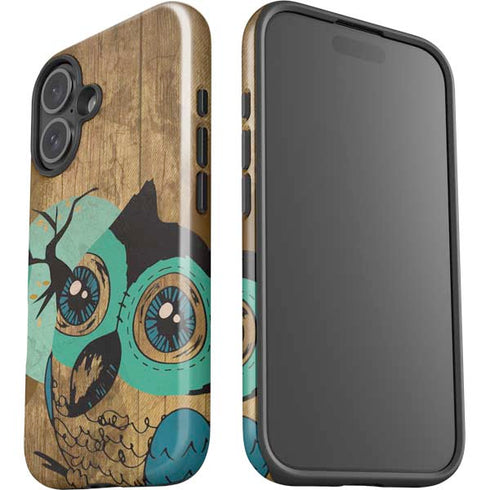 Autumn Owl iPhone 16 Plus Impact Case